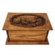 Cherry Wood Adult Deer Cremation Urn