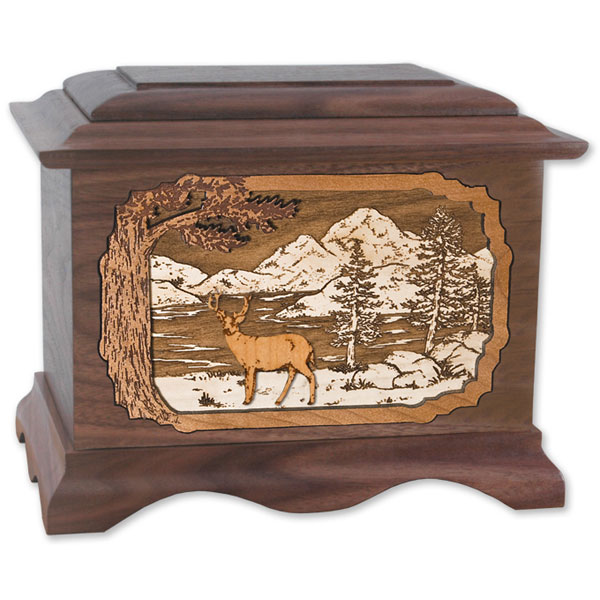 Deer Cremation Urn Box Deer Cremation Urn Box