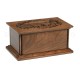 Cherry Wood Adult Deer Cremation Urn