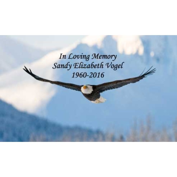 Eagle Spirit in the Sky Wood Urn Box-Free Engraving