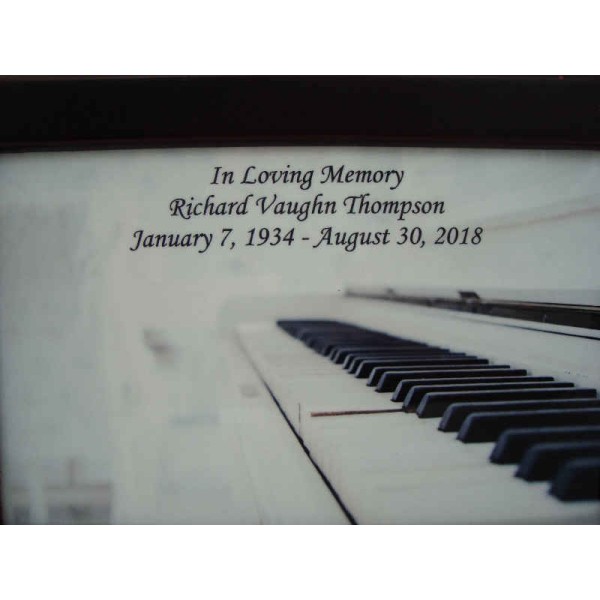 Life is a Song Piano Wood Urn Box Life is a Song Piano Wood Urn Box