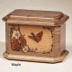 Butterfly Wooden Art Urn for AShes