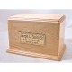 Sand Blast Maple Wood Golf Urn