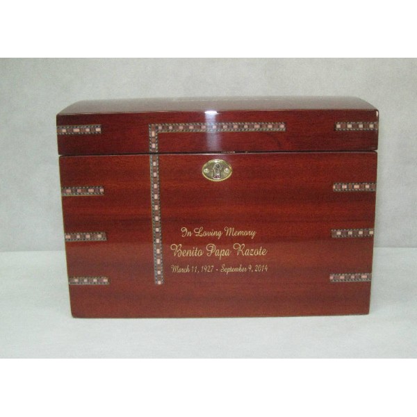 Sunrise Birch Wood Urn Box Sunrise Birch Wood Urn Box