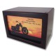 Wood Motorcycle Box for Ashes