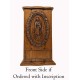 Lady of Guadalupe Wood Cremation Box Urn for Ashes Lady of Guadalupe Wood Box Urn for Ashes, Virgin Mary