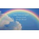White Over the Rainbow Box for Ashes Free Engraving