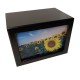 Sunflower Wood Box for Ashes Sunflower Wood Box for Ashes
