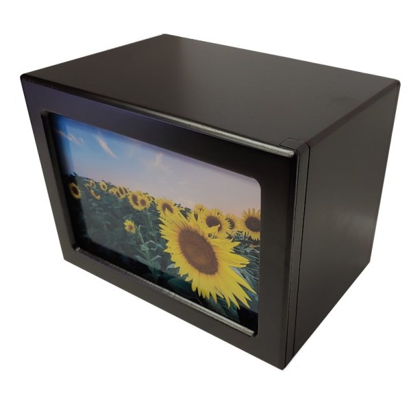 Sunflower Wood Box for Ashes Sunflower Wood Box for Ashes