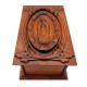 Virgin Mary Cherry Wood Cremation Box for Ashes 