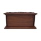 Divine Floral Cross Wooden Box for Ashes Made in America Divine Floral Cross Wooden Box for Ashes Made in America