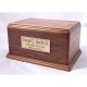 Walnut Golf Cremation Urn Walnut Golf Cremation Urn