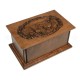 Cherry Wood Adult Deer Cremation Urn