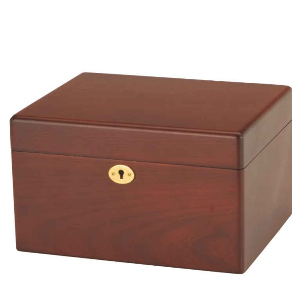 Classic Birch Wood Cremation Urn Box