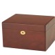 Classic Birch Wood Cremation Urn Box