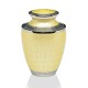 Yellow Metal Human Adult Cremation Urn for Ashes