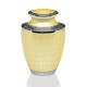 Yellow Metal Human Adult Cremation Urn for Ashes