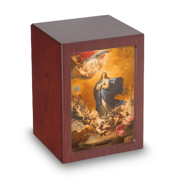 Assumption of Mother Mary Photo Urn for Ashes