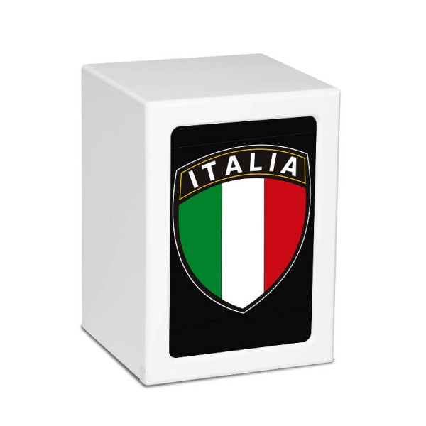 Italian Heritage White Wooden Urn Box 