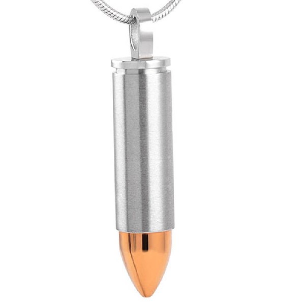 Silver Bullet Keepsake Cremation Urn for Ashes