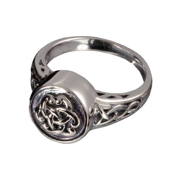 Celtic Knot Keepsake Cremation Urn Ring