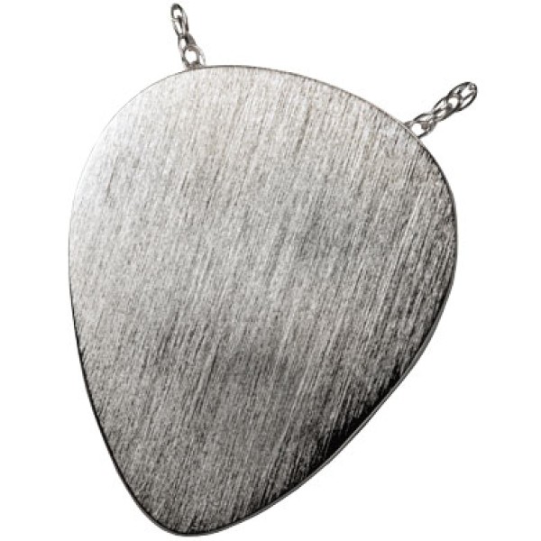 Sterling Silver Guitar Pick Keepsake Urn Necklace