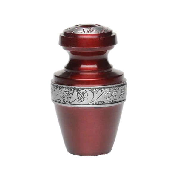 California Red Mini Keepsake Cremation Urn