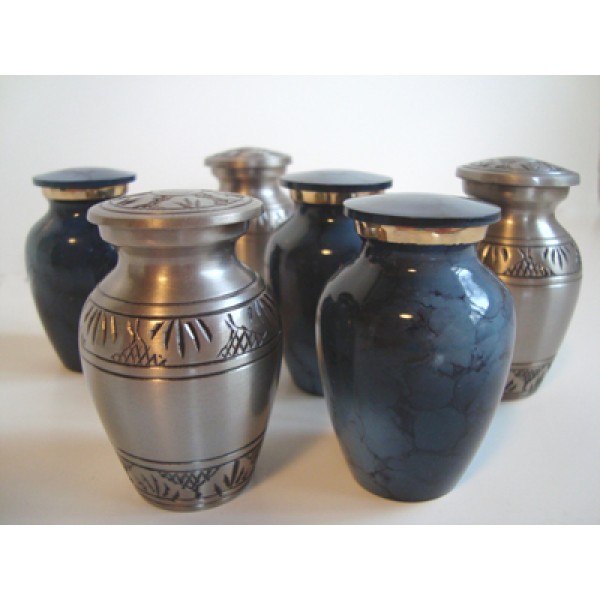 Blue Family & Friends Keepsake Urns
