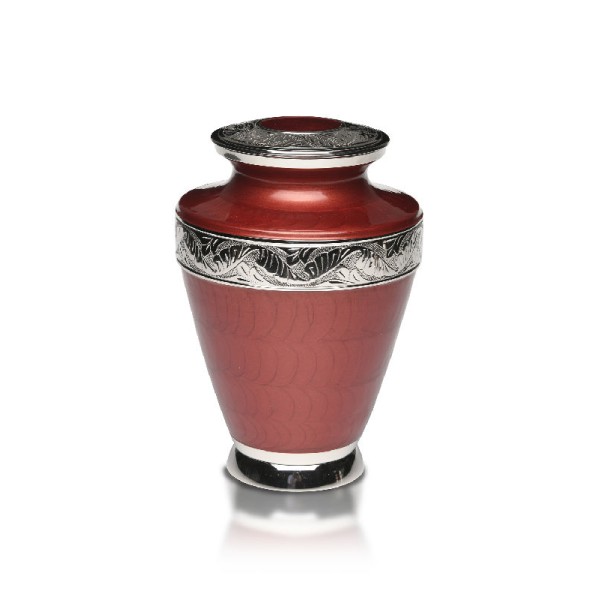 Red Garnet Cremains Urn Imperfect