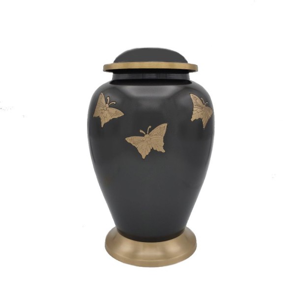 Gold Butterfly Cremation Urn 