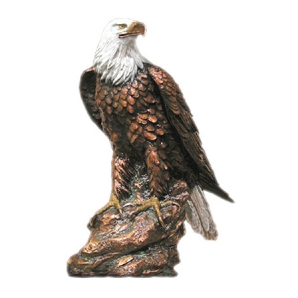 Small Bronze Eagle Keepsake Cremation Urn, Spirit of America 