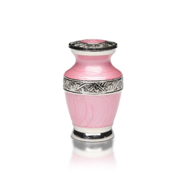Pink Petal Token Keepsake Cremation Urn