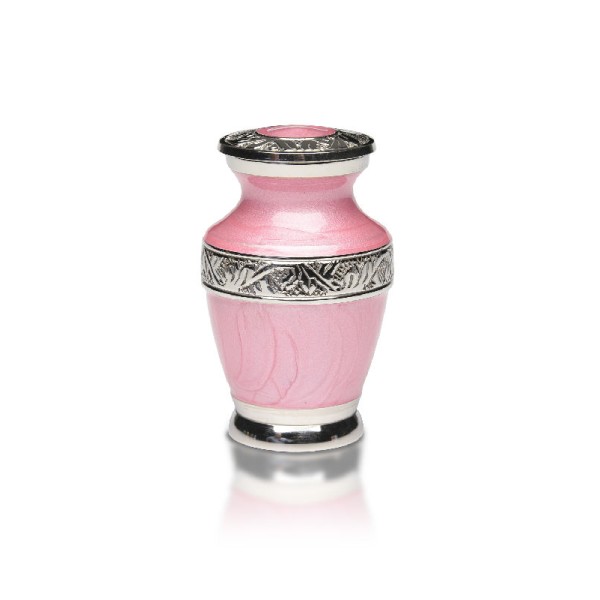 Pink Petal Token Keepsake Cremation Urn