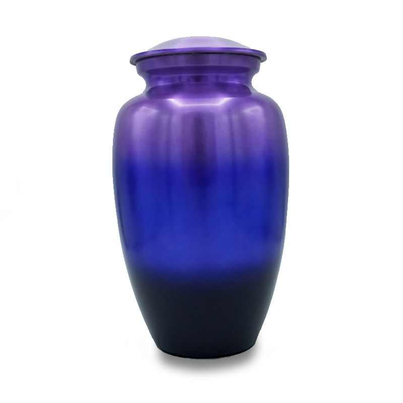 Perfect Memorials Purple Passion EcoUrn Biodegradable Cremation Urn Large 