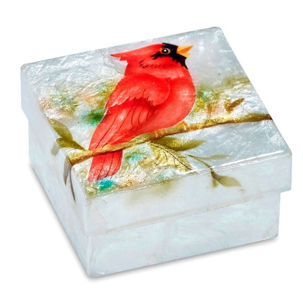 Cardinal Small Keepsake Box for Ashes