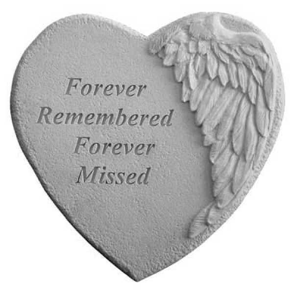 Forever Missed Angel Memorial Garden Stepping Stone 