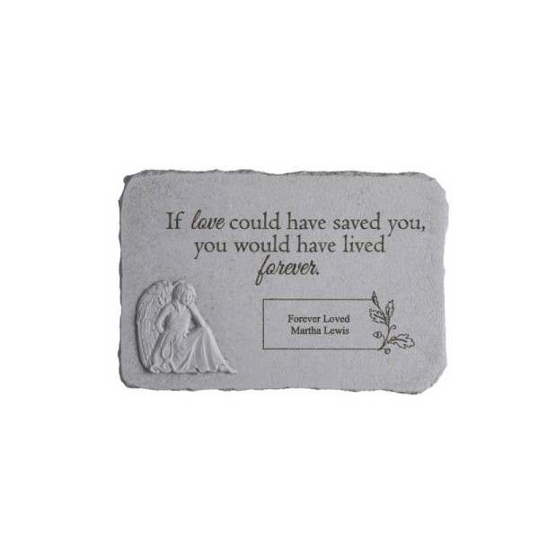 Love Forever Personalized Memorial Stone