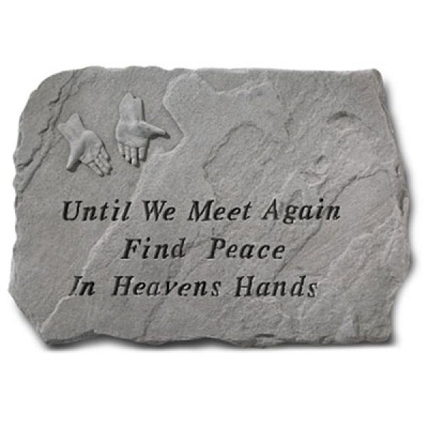 Until We Meet Again Memorial Stepping Stone