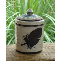 feather keepsake creamation urn