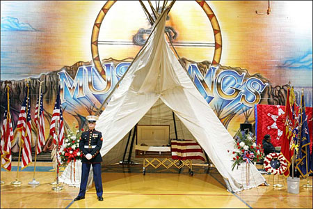 native american military funeral