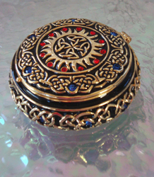 Celtic Starburst keepsake cremation urn