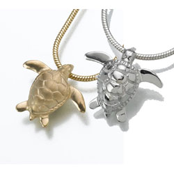 Turtle Cremation Jewelry