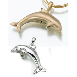 dolphin cremation jewelry