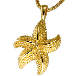 starfish cremation jewelry