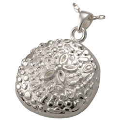 sand dollar cremation jewelry