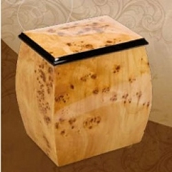 burl wood urn for ashes